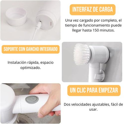 Cepillo de Limpieza eléctrico Multiusos 5 en 1